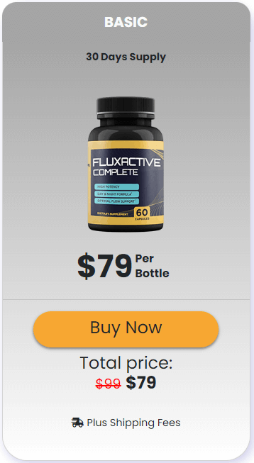 fluxactive complete 1 bottle price